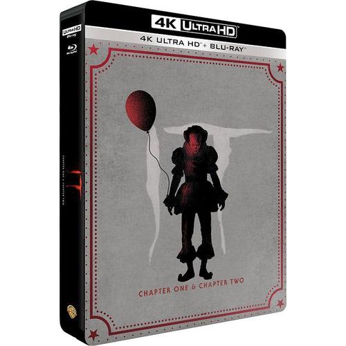 Ça - Chapitre 1 & 2 - 4k Ultra Hd + Blu-Ray + Blu-Ray Bonus - Édition Boîtier Steelbook