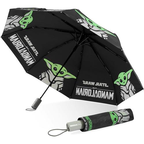 The Mandalorian Parapluie Pliant Automatique Parapluie De Poche Adulte Ado Enfant Original Baby Yoda Star Wars