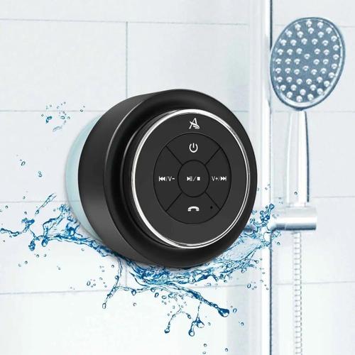 , version améliorée, Haut - parleur de douche Bluetooth, Haut - parleur étanche certifié ipx7, cadeau de vacances pour fille, garçon, homme, femme, mini haut - parleur portable 5W avec ventouse