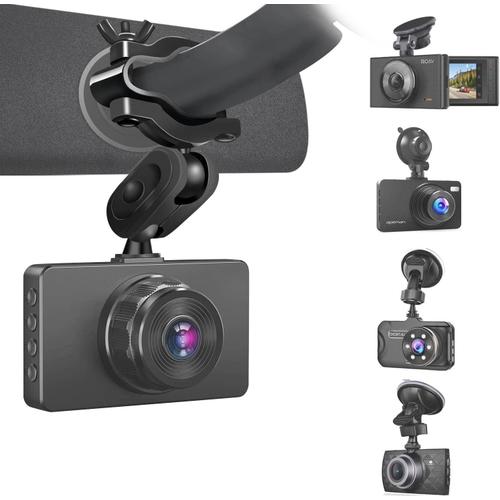 Dash Cam Mount, S70 Miroir Dash Caméra Support Avec 6pcs Articulations Pour Rove Apeman Chortau Roav Nexar Iiwey Z-Edge Old Shark Kdlinks Falcon Zero... La Plupart Des Dash Cameras De Voiture