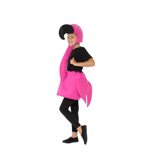 Déguisement De Flamenco Rose Pour Enfants (Taille 10-12a)