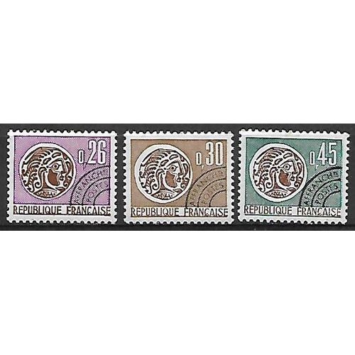 Timbres France Préoblitérés 1971 Neufs** 130-131-132