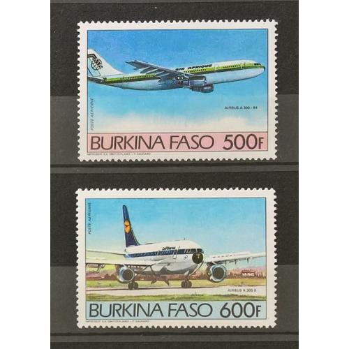 Burkina Faso, Timbres-Poste Aérienne Y & T N° 286 Et 287, 1985 - Avions Anciens Et Modernes