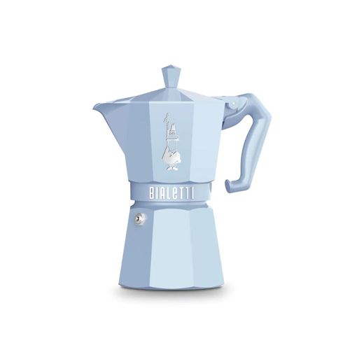 BIALETTI Moka Exclusive 6 Coupes en Azure