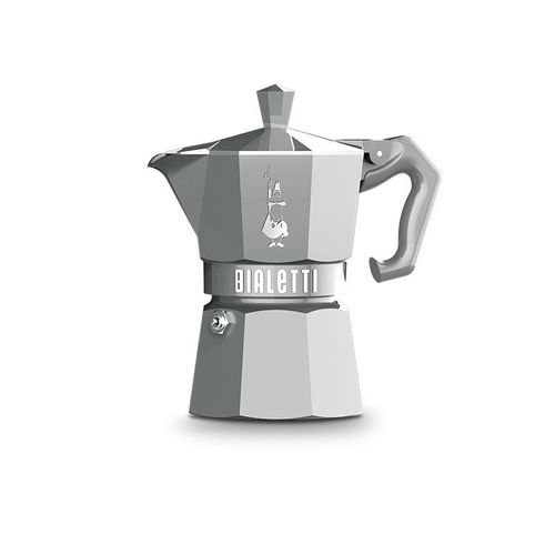 BIALETTI Moka Exclusive 3 Coupes en Argent