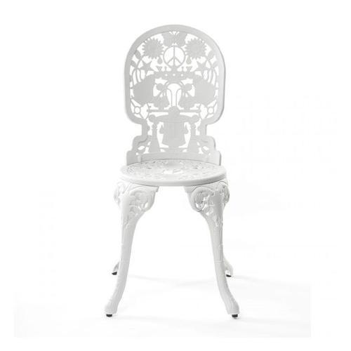 Seletti Industry Collection Chaise En Aluminium Blanc