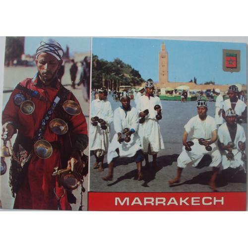 Maroc.. Marrakech . Folklore .