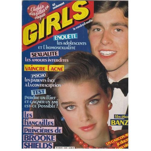 Girls ! 169 1983 Brooke Shields/Vadim/Cosso/Walior/Coluche/Gerard Lanvin/Lahaye/Travolta Stallone