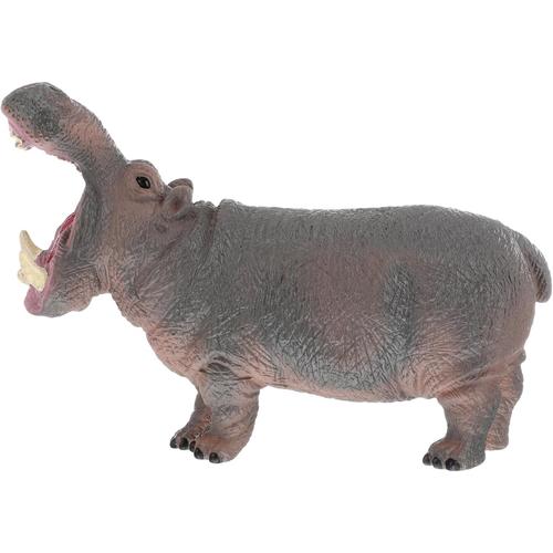 1 Pc Animaux Simulés Figurine D'hippopotame Jouets Éducatifs Pour Les Enfants Jouets Enfants Kids Toys Tan Animal Les Jouets D'enfants Jouet Hippopotame Jouet Figurine Hippopotame