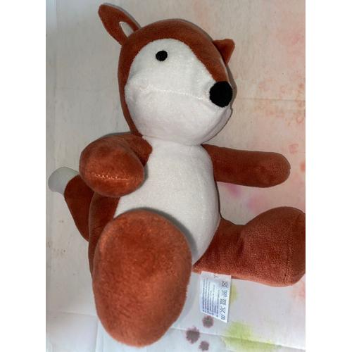 Doudou Peluche Renard Zeeman Jouet Bebe Naissance Enfant Rakuten