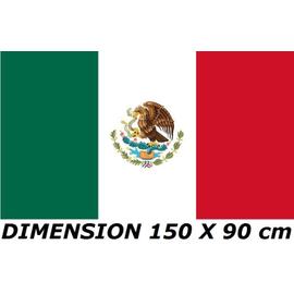 4 x Autocollant sticker voiture moto valise pc portable drapeau mexique mexicain