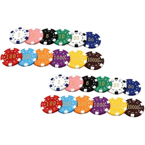 24 Pièces Frites Jetons De Poker Pièce De Monnaie Au Trésor Des Pirates Salle De Mahjong Pièces Salle D'échecs Jetons Ours Polaire Miniature Le Fer Texas Mah-Jong Étudiant