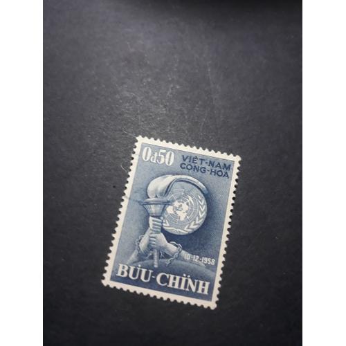 Timbre Vietnam South Sud Flamme Olympique 1958 Tp19