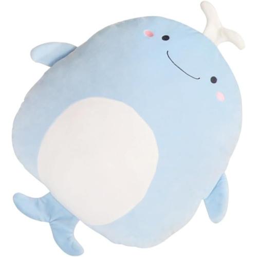 1 Pc Adorable Coussin De Dos Lancer D'animaux Jouet Baleine En Peluche Home Decor Matelas Oreillers De Lit Coussin De Dos De Dessin Animé Coussin De Dessin Animé Remplissage Animal