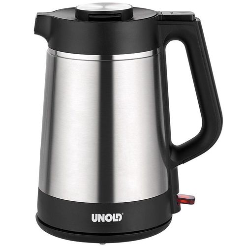 Unold Thermo Bouilloire 1,5 L 1800 W Noir, Acier Inoxydable