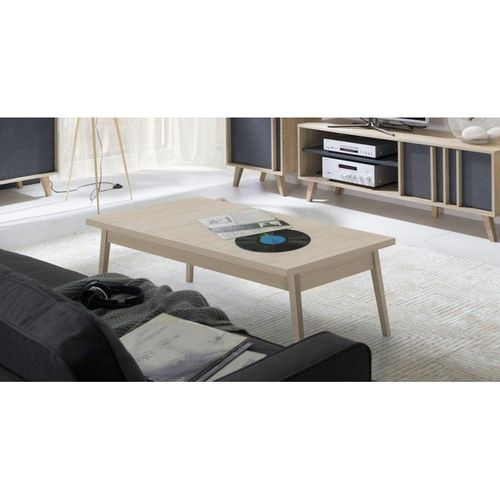 Table Basse Malmo Coloris Sonoma. Produit Id?Al Pour Meubler Votre Salon. Style Contemporain.