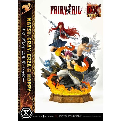 Fairy Tail - Natsu, Gray, Erza, Happy - Statue Deluxe Version 1/7 57c