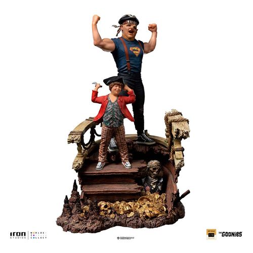 Les Goonies - Statuette Deluxe Art Scale 1/10 Sloth And Chunk 30 Cm