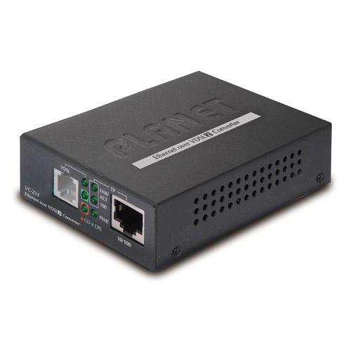 Planet Vc-231 Convertisseur De Support Réseau 100 Mbit/s Noir