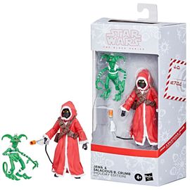 Hasbro Star Wars The Black Series, Jawa Et Salacious B. Crumb (Holiday Edition)