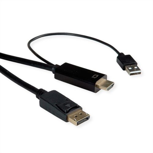 Roline 11.04.5992 Câble Vidéo Et Adaptateur 2 M Hdmi Usb Displayport