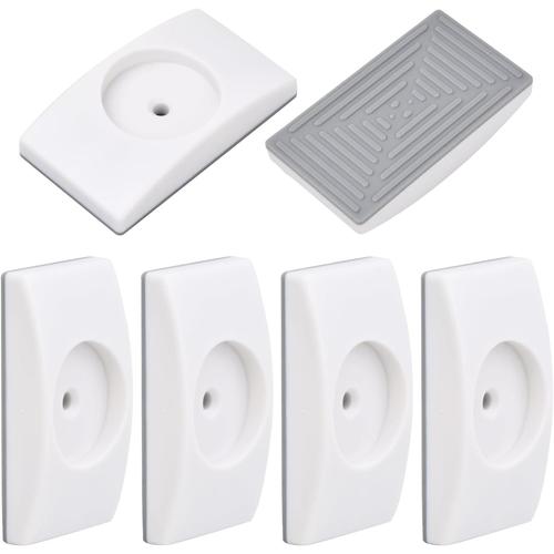 Lot de 4 Patins de Protection muraux pour Grille pour Escalier et Grille de Porte Grille de Protection Dispositif de Fixation Économiseurs Murals Tampons de Protection des Murs de Portes