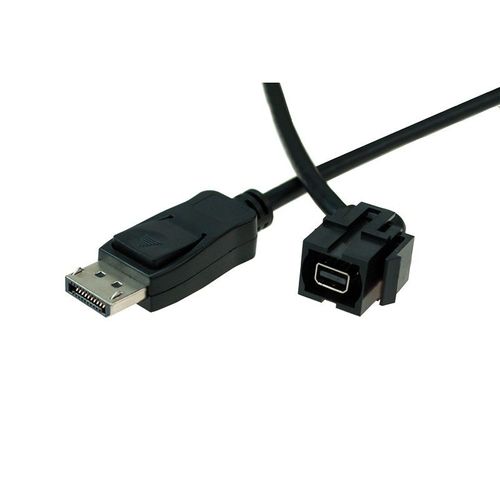Bachmann 917.214 Prise De Courant Mini Displayport Noir