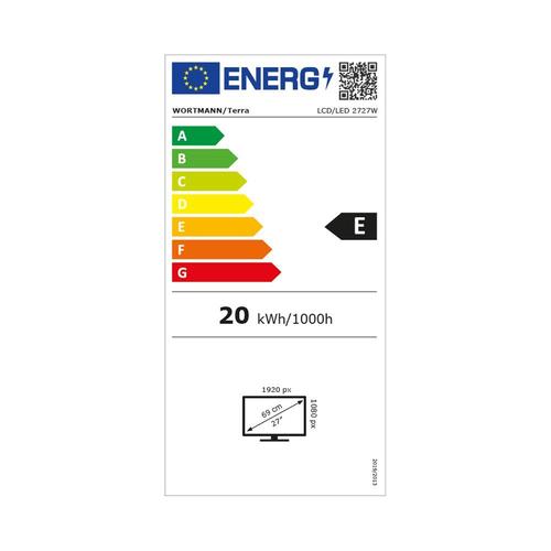 Terra Lcd/led 2727w Ha V2 Black Hdmi/dp/usb-c Greenline Plus