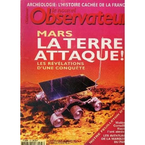 Le Nouvel Observateur N° 1705 : Mars La Terre Attaque