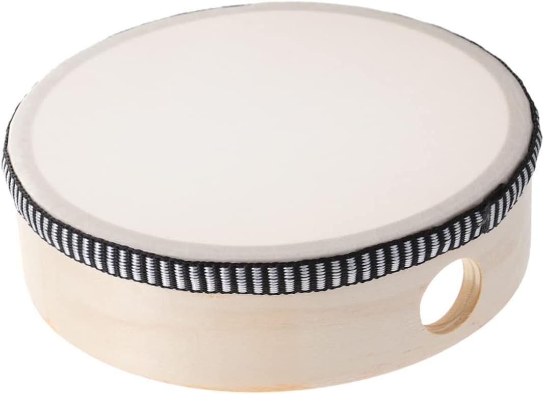 Instrument à Tambourin Mini-Instrument de Batterie Les Jouets d'enfants Main Jouet Adulte Tambourin pour Enfants Tambour en Bois Positionner bébé Tambour