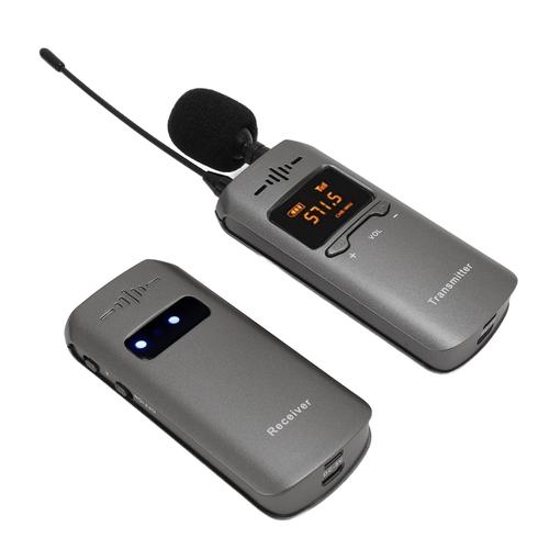 Microphone Lavalier UHF, 800mAh, suppression du bruit, enregistrement, surveillance en temps réel, Anti-retard, micro à revers sans fil pour téléphone, caméra