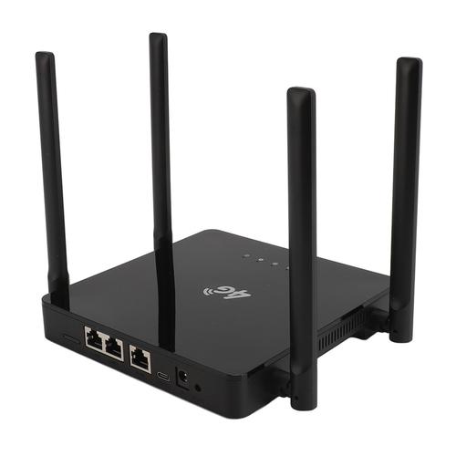 Modem routeur WiFi 4G LTE débloqué 300 Mbps 32 utilisateurs 64 Mo de mémoire 16 Mo Flash routeur WiFi haute vitesse avec emplacement pour carte SIM pour la maison 100 à 240 V prise UE