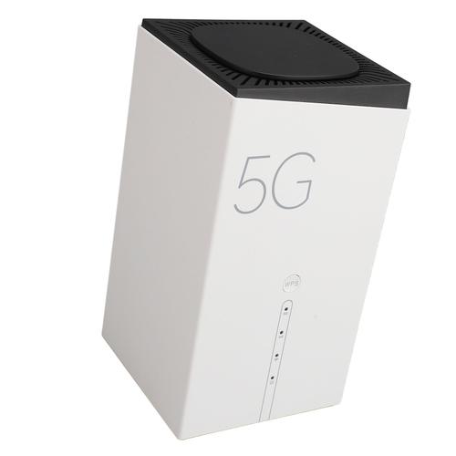 Routeur 5G CPE 4x4MIMO double bande débloqué WiFi 6 Routeur 5G 8 antennes à gain élevé Port RJ11 128 appareils partageant avec emplacement pour carte SIM Gigabit Ethernet prise américaine 100-240 V