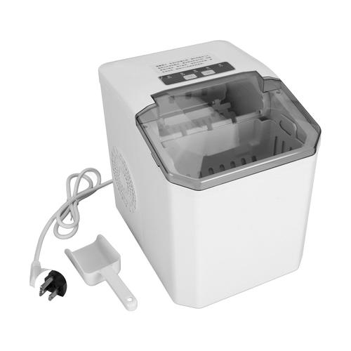 Machine à glaçons de comptoir compacte 12 kg par jour Machine à glaçons portable avec cuillère Réservoir d'eau 1,3 L à faible bruit pour cuisine bureau prise américaine 110 V