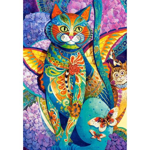 Puzzle 1500 Pièces David Galchutt: Feline Fiesta