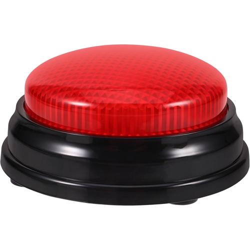 Jeu Réponse Buzzers Quiz Réponse Jeu Buzzer Buzzer Boutons D'alarme Avec Son Et Lumière Bouton Parlant Buzzers Drôles De Classe Quiz Trivia Got Got Talent Bouton Rouge