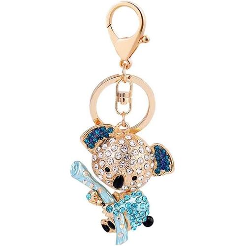 Creative Porte-clés Cadeaux Femme Sac Pendentif Porte-clés Petite Fille Koala (Bleu)