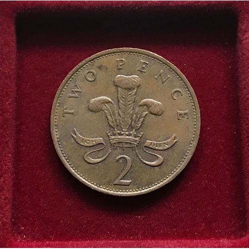 2 Pence - Elizabeth I I - Royaume Uni - 1990