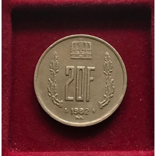 20 Francs - Jean - Luxembourg - 1982