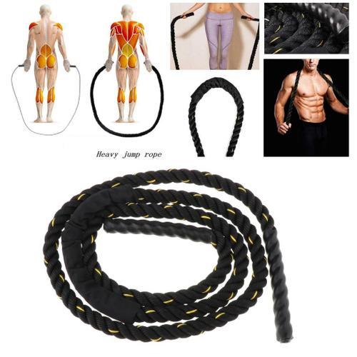 Corde D'entraînement Pour Exercices De Combat, Corde À Sauter, Corde À Sauter, Manchon De Protection Durable De 0.98 Pouces De Diamètre