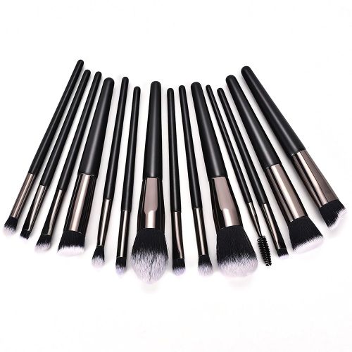 Ensemble De Pinceaux De Maquillage, Pour Fard À Paupières, Poudre Libre, Fond De Teint, Cils, Fard À Joues, Outil Cosmétique, 14 Pièces 