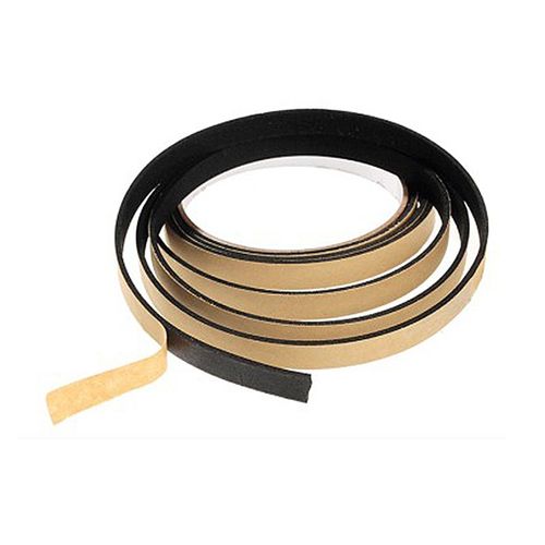 Ruban adhésif pour joint de porte et fenêtre, étanche à la poussière, noir, pour scellage des fentes de table de cuisson, accessoires de cuisine à domicile, 1 pièce