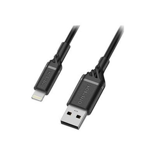 OtterBox Standard - Câble Lightning - Lightning mâle pour USB mâle - 2 m - noir
