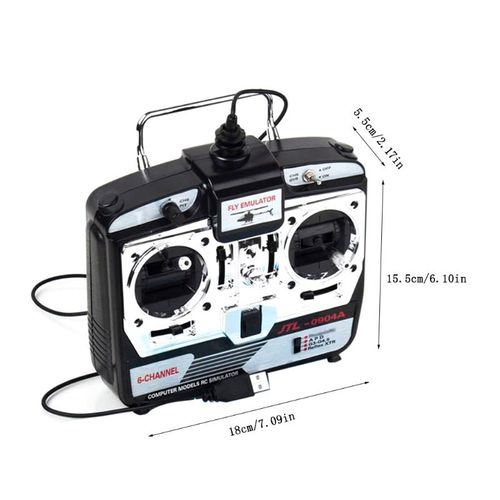 Simulateur De Vol Rc 6 Canaux Phoenix Jtl 0904a G7.0 Rf7, Avec Disque D'installation Pour Drone Quadricoptère De Vol Réel Rc F 69he, 5.0-Générique