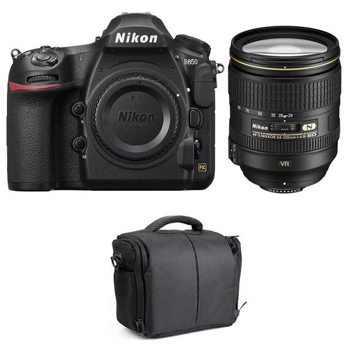 Nikon D850 + 24-120mm F4 G ED VR + Sac | Garantie 2 ans