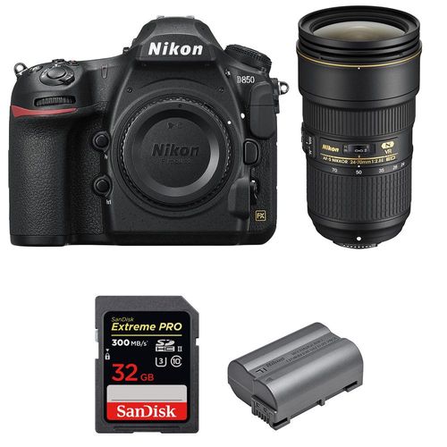Nikon D850 + 24-70mm f/2.8E ED VR + SanDisk 32GB Extreme PRO UHS-II SDXC 300MB/s + EN-EL15b | Garantie 2 ans