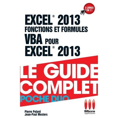 Excel 2013 Fonctions Et Formules Et Vba Pour Excel 2013