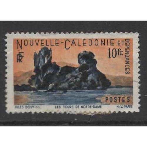 Nouvelle-Calédonie, Timbre-Poste Y & T N° 274 Oblitéré, 1948 - Les Tours De Nôtre-Dame