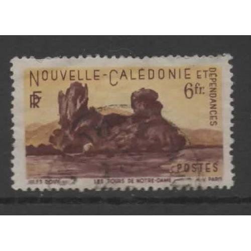 Nouvelle-Calédonie, Timbre-Poste Y & T N° 273 Oblitéré, 1948 - Les Tours De Nôtre-Dame