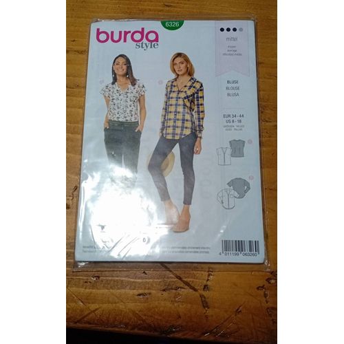 Patron De Couture Burda Chemisier Taille 34 À 44